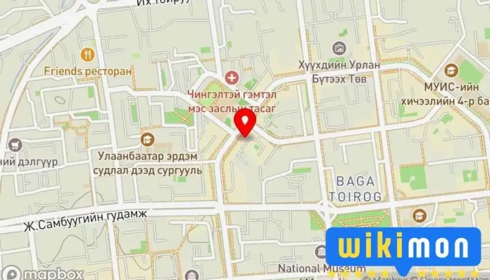 гэсэн газрын зураг Хүүхдийн тоглоомын төв Хүүхдийн дэлгүүр дээр Улаанбаатар