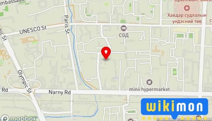 гэсэн газрын зураг Хувийн машины зогсоол Автомашины зогсоол дээр Улаанбаатар