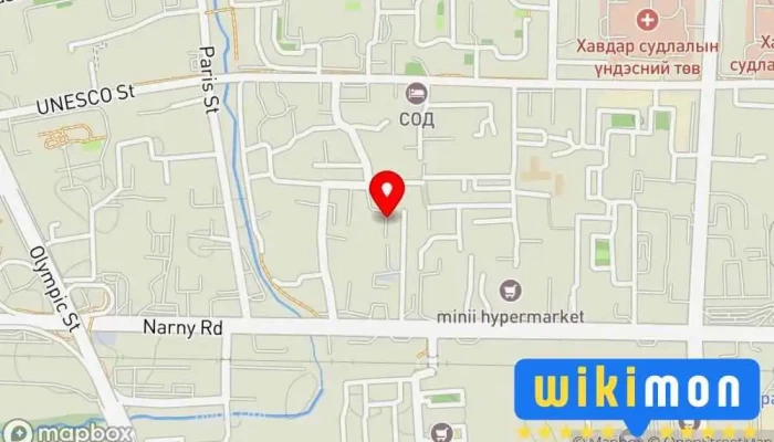 гэсэн газрын зураг Хувийн машины зогсоол Автомашины зогсоол дээр Улаанбаатар