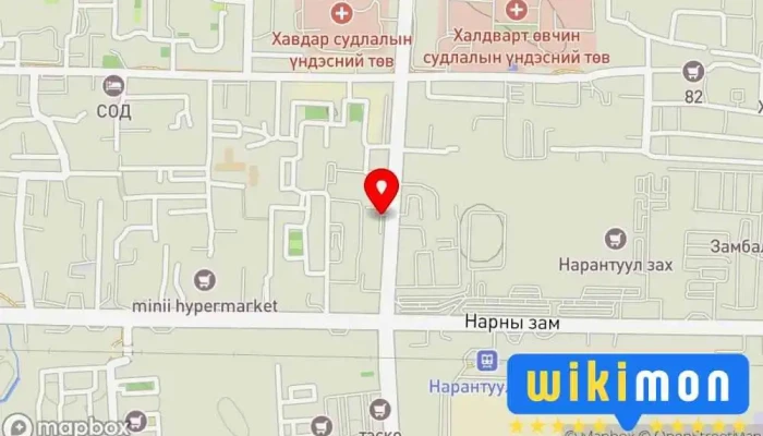 гэсэн газрын зураг Хувийн машины зогсоол Автомашины зогсоол дээр Улаанбаатар