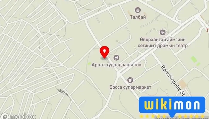 гэсэн газрын зураг ХУВЦАС УГААЛГЫН ГАЗАР Угаалгын газар дээр Арвайхээр