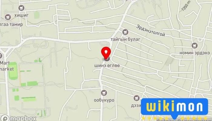 гэсэн газрын зураг Компьютер засвар үйлчилгээ /Батаа/ Электрон барааны дэлгүүр дээр Улаанбаатар