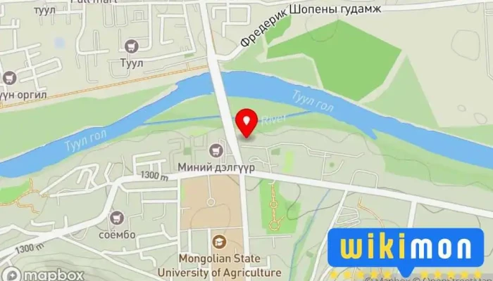 гэсэн газрын зураг Кувейт Улсын Элчин Сайдын Яам Элчин сайдын яам дээр Улаанбаатар