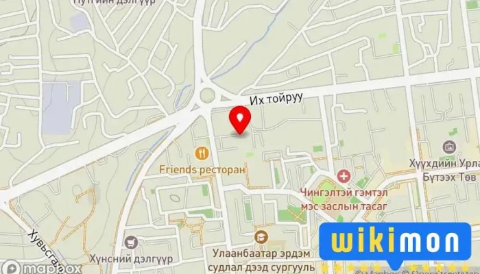 гэсэн газрын зураг Логос төв Компаний Оффис дээр Улаанбаатар