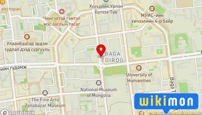 гэсэн газрын зураг Lume Restaurant Барууны Ресторан дээр Улаанбаатар