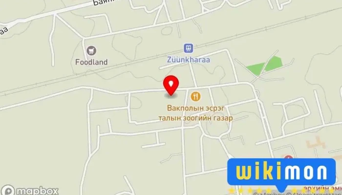 гэсэн газрын зураг Мандал сумын Нутгийн удирдлагын ордон Төрийн Алба дээр Зүүнхараа