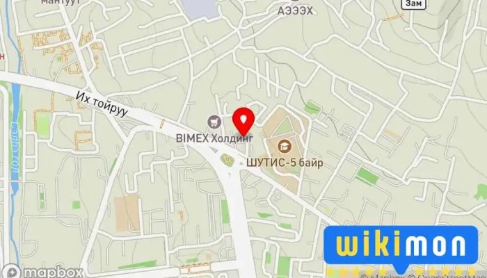 гэсэн газрын зураг MAS dugui zavar/дугуй засвар Дугуйны дэлгүүр дээр Улаанбаатар