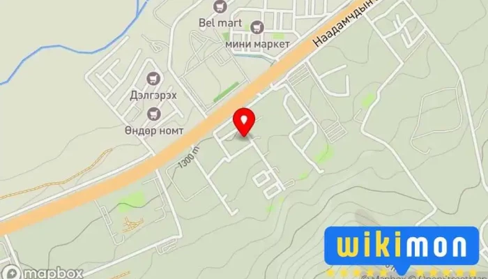 гэсэн газрын зураг Mend Shudnii emneleg Шүдний эмнэлэг дээр Улаанбаатар