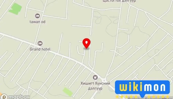 гэсэн газрын зураг Мэргэжлийн Сургалт Үйлдвэрлэлийн Төв Сургууль дээр Улаангом