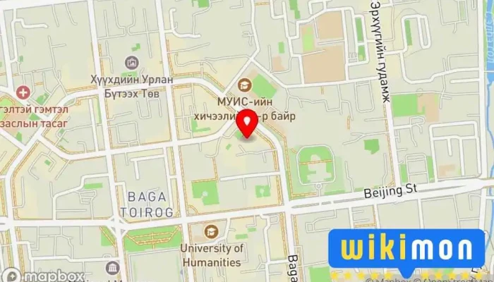 гэсэн газрын зураг MLC Business School Боловсролын төв дээр Улаанбаатар