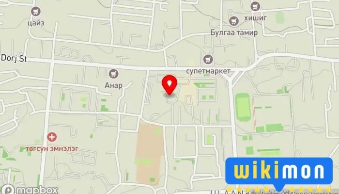 гэсэн газрын зураг Mongol hothon Монгол хотхон Орон сууцны цогцолбор дээр Улаанбаатар
