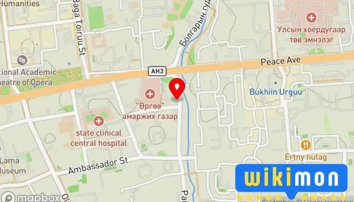 гэсэн газрын зураг Монголын хүний нөөцийн Цогц чадамж Академи Сургууль дээр Улаанбаатар
