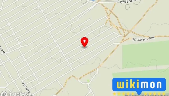 гэсэн газрын зураг Мөнхбаатарын гэр Нийтийн орон сууц дээр Дархан