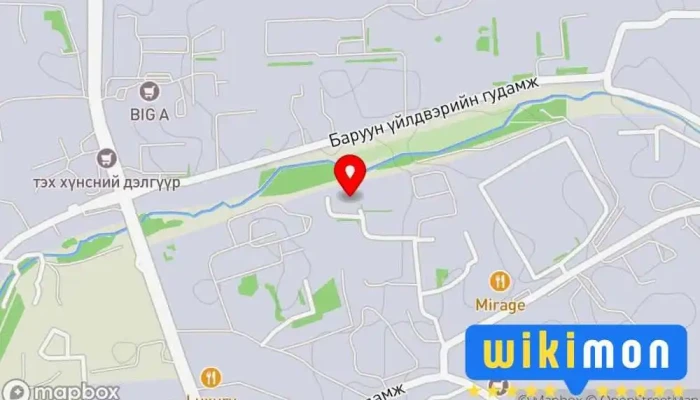 гэсэн газрын зураг Мөнхийн Үсэг ХХК үйлдвэр Хэвлэлийн компани дээр Улаанбаатар