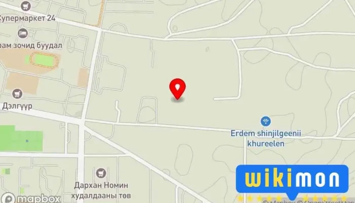 гэсэн газрын зураг Мөрөн цамхаг оршихуй ХХК Ресторан дээр Дархан
