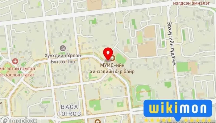 гэсэн газрын зураг Мөрөөдлийн Түлхүүр Боловсролын төв - Muruudliin tulkhuur Education center Боловсролын төв дээр Улаанбаатар