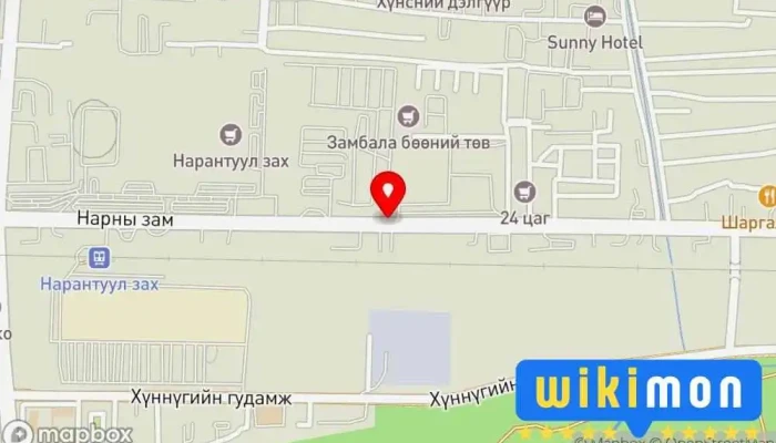 гэсэн газрын зураг Нарантуул өргөтгөл  дээр Улаанбаатар