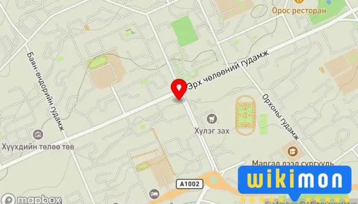 гэсэн газрын зураг NEXT Electronics ERDENET branch Электрон барааны дэлгүүр дээр Эрдэнэт