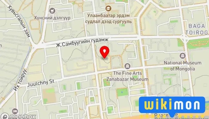 гэсэн газрын зураг Нийслэл дэх эрүү, иргэний хэргийн давж заалдах шатны шүүх Хотын Шүүх дээр Улаанбаатар