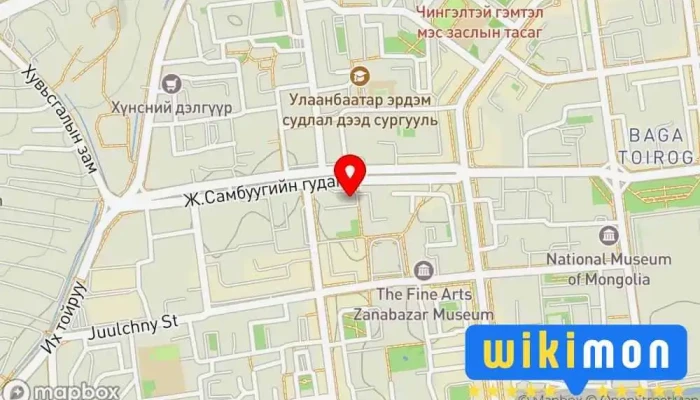 гэсэн газрын зураг Нийслэлийн Эрүүл мэндийн газар Төрийн Алба дээр Улаанбаатар