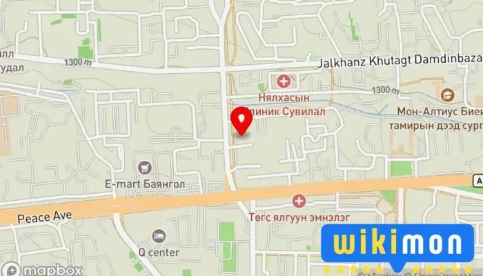 гэсэн газрын зураг Нийслэлийн мал эмнэлгийн газар Төрийн Алба, Эмнэлэг, Малын эмч дээр Улаанбаатар