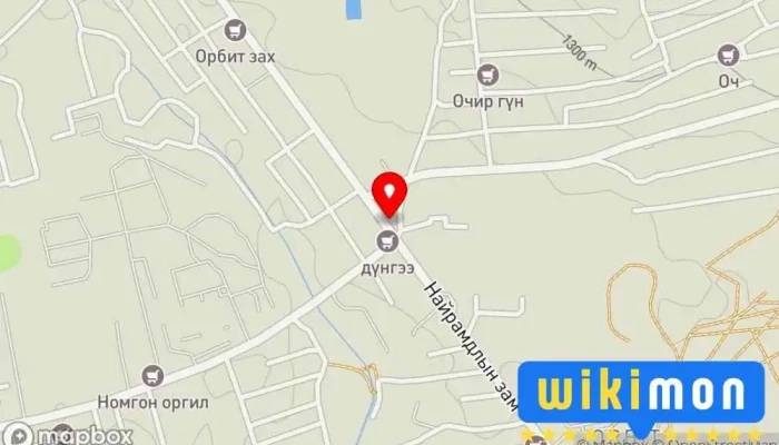гэсэн газрын зураг Нөхөрлөл Taxi үйлчилгээний зогсоол Таксины зогсоол дээр СХД - 22 хороо
