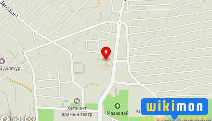 гэсэн газрын зураг Nomgon School Сургууль дээр Баянхонгор