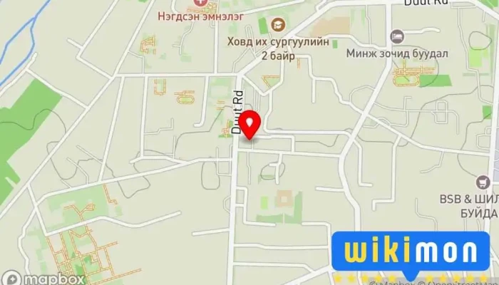 гэсэн газрын зураг Од хивс Хивс цэвэрлэх үйлчилгээ дээр Ховд