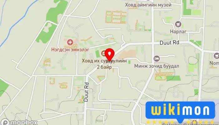 гэсэн газрын зураг Оёдлын цех Хувцас засвар дээр Ховд
