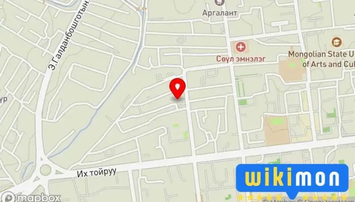 гэсэн газрын зураг Okhi Mandal LLC  дээр Улаанбаатар