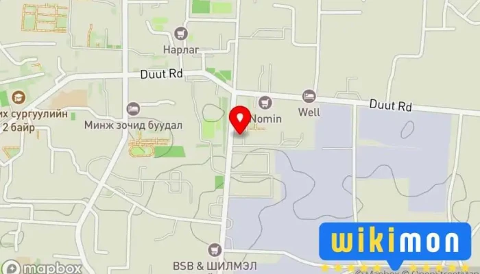 гэсэн газрын зураг Олны Буян Жолооны дамжаа дээр Ховд аймаг