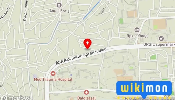 гэсэн газрын зураг ОМА ГҮН ХХК - Хаяг реклам дизайн График дизайнер дээр Улаанбаатар