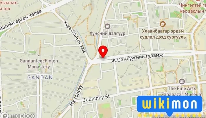 гэсэн газрын зураг Өмгөөллийн 