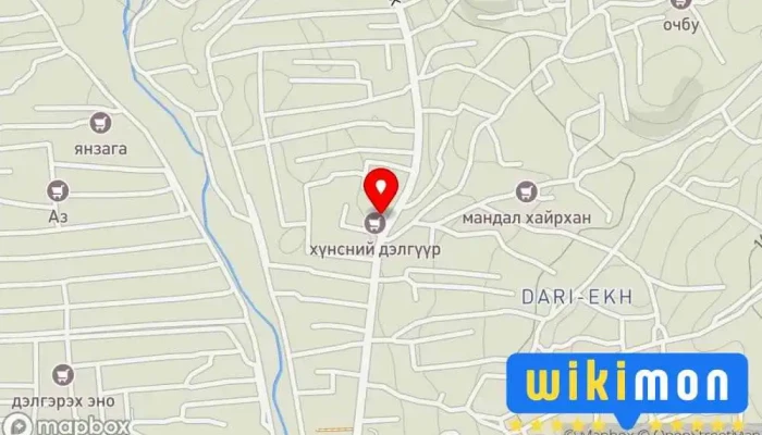 гэсэн газрын зураг Өнө Мөнх Гэр ХХК Компаний Оффис дээр Улаанбаатар