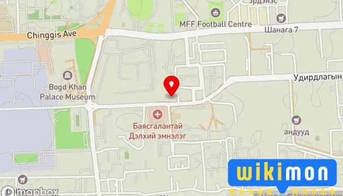 гэсэн газрын зураг Оргил сургууль Сургууль дээр Улаанбаатар