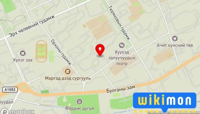 гэсэн газрын зураг Орхон аймгийн СХЗХ Холбоо буюу Байгууллага дээр Эрдэнэт