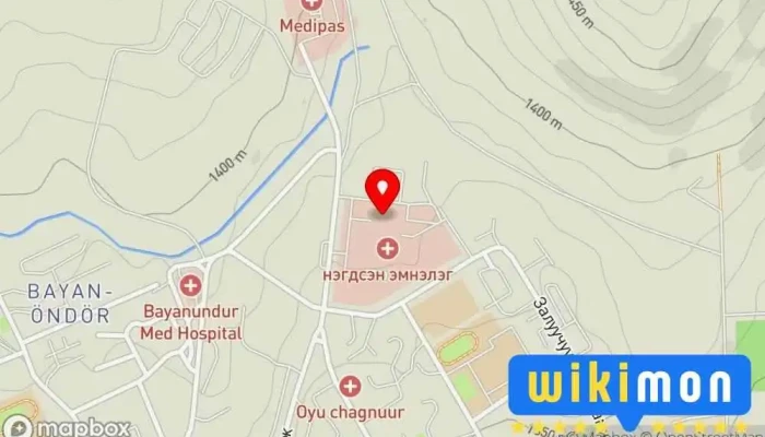 гэсэн газрын зураг ОРХОН БОЭТ - хүүхдийн тасаг Хүүхдийн эмч дээр Эрдэнэт