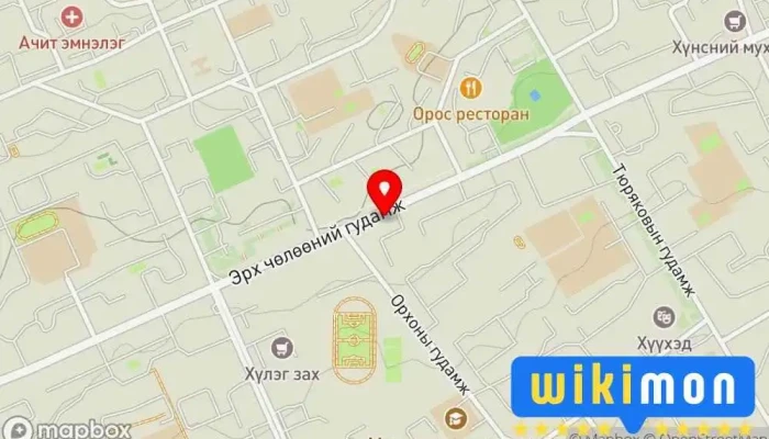 гэсэн газрын зураг PC Mall Эрдэнэт салбар Электрон барааны дэлгүүр дээр Эрдэнэт