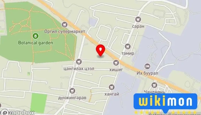 гэсэн газрын зураг Полипак ХХК Сав баглаа боодлын компани дээр Улаанбаатар
