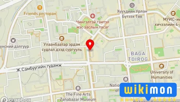 гэсэн газрын зураг Print MN Үйлдвэрлэгч дээр Улаанбаатар