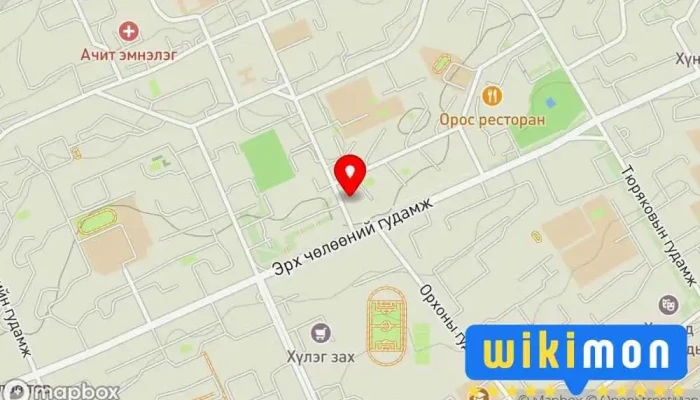гэсэн газрын зураг Принтер төв  дээр Эрдэнэт