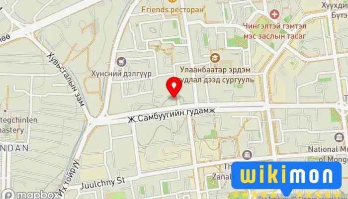 гэсэн газрын зураг Рояль Авто Моторс ХХК Автомашин борлуулагч дээр Улаанбаатар