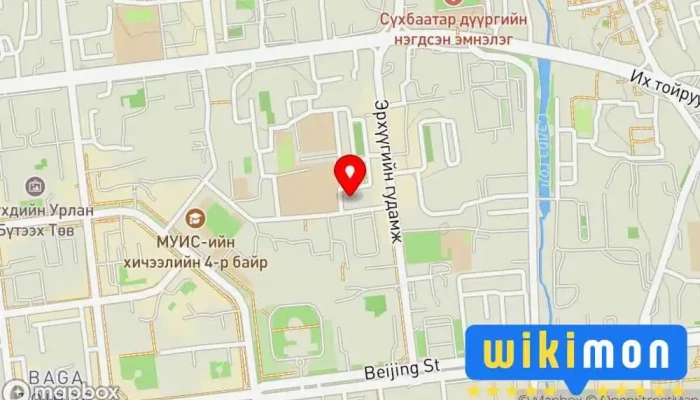 гэсэн газрын зураг Сайн карго Шуудан дээр Улаанбаатар