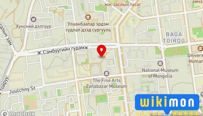 гэсэн газрын зураг Сайн орчуулгын товчоо Компаний Оффис дээр Улаанбаатар