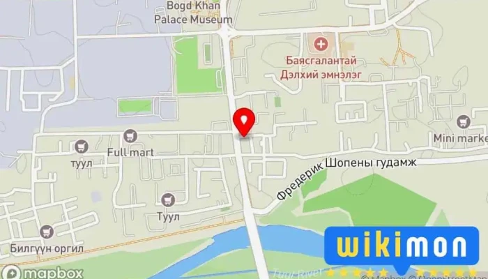 гэсэн газрын зураг Сайн Машин угаалгын үйлчилгээ дээр ХУД - 17 хороо