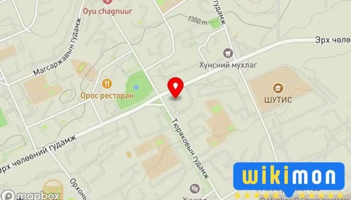 гэсэн газрын зураг Сэлэнгэ зочид буудал Зочид буудал дээр Эрдэнэт