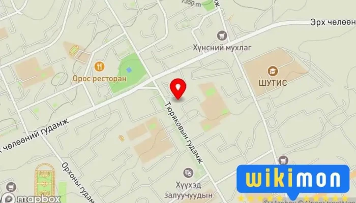 гэсэн газрын зураг Шашны дэлгүүр Дэлгүүр дээр Эрдэнэт