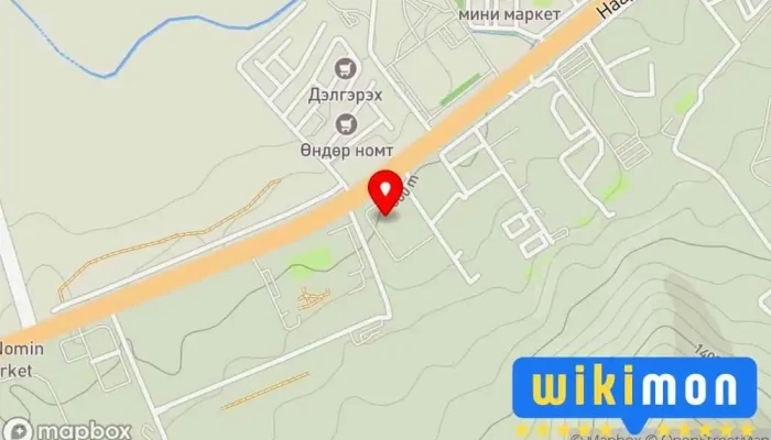 гэсэн газрын зураг Шинэ Монгол Харүмафүжи дунд сургууль Сургууль дээр 480А
