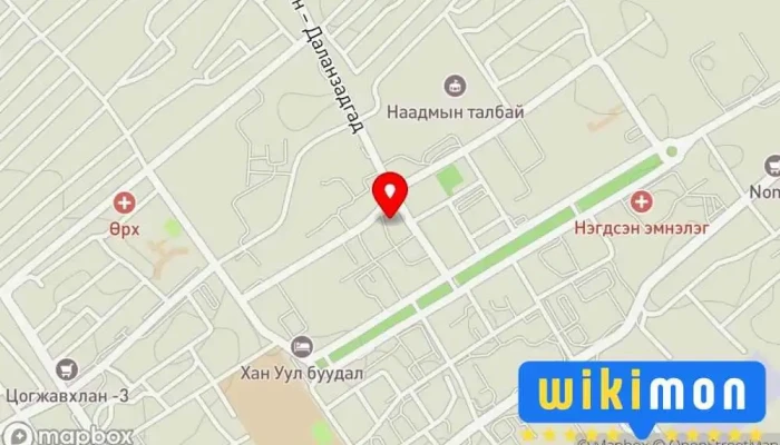 гэсэн газрын зураг Шинэ Од Шуудан дээр Даланзадгад