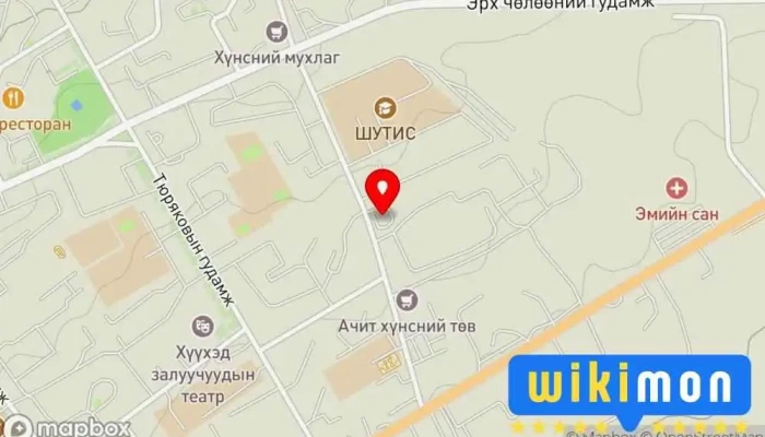 гэсэн газрын зураг Шүрэн тамга Эрдэнэт салбар Компаний Оффис дээр Эрдэнэт